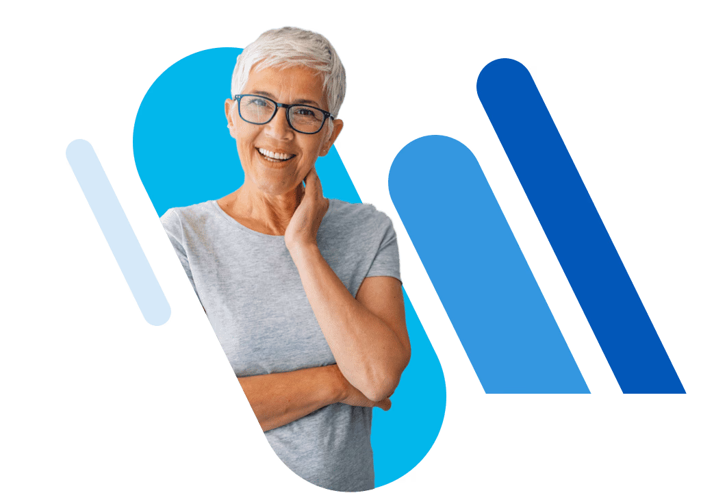 portrait of an older business woman